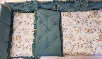 Бортик VELVET с рюшем для кровати шириной 180 см.