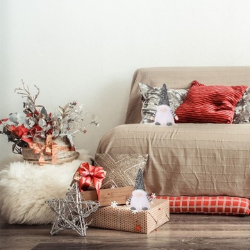 СТОЯЩИЙ СЛОН РОЖДЕСТВЕНСКИЙ ГНОМ РОЖДЕСТВЕНСКИЙ ПОДАРОК, СВЕТЯЩИЙСЯ СВЕТОДИОД