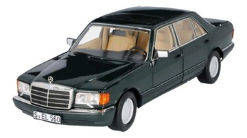 MERCEDES 560 SEL W126 S-KL Model samochodu 1:18 OE