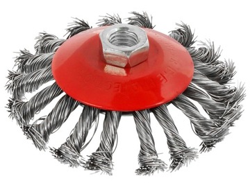 ПРОВОЛОЧНАЯ ДИСКОВАЯ ЩЕТКА ДЛЯ ШЛИФОВАЛЬНОЙ МАШИНЫ, 115 мм M14