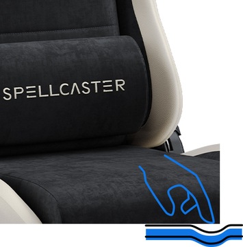 Офисное игровое кресло, регулируемый материал алькантара + эко-кожа Sense7