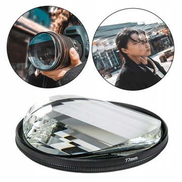 Фильтр линзы со стеклянной призмой калейдоскопа 77 мм