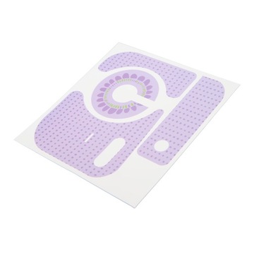 Наклейки на тело с рисунком точек подсолнечника