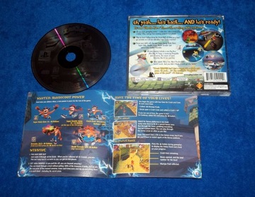 CRASH BANDICOOT 3 WARPED PSX PS1 NTSC U/C США ОПИСАНИЕ! ЗНАЧИТЕЛЬНАЯ ПЛАТФОРМЕННАЯ ИГРА