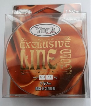 YORK MOCNA ŻYŁKA EXCLUSIVE GOLD 150m-0,18mm