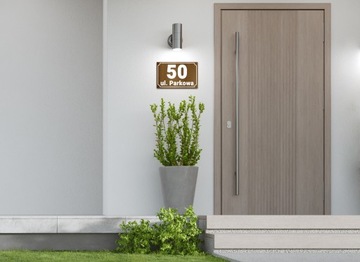 ТАБЛИЧКА для дома Адресная табличка НОМЕР ДОМА модель 16