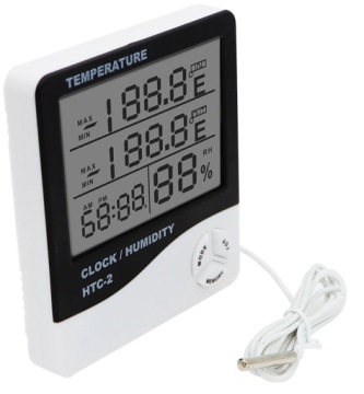 ЦИФРОВОЙ ТЕРМОМЕТР ГИГРОМЕТР МЕТЕОСТАНЦИЯ ЧАСЫ