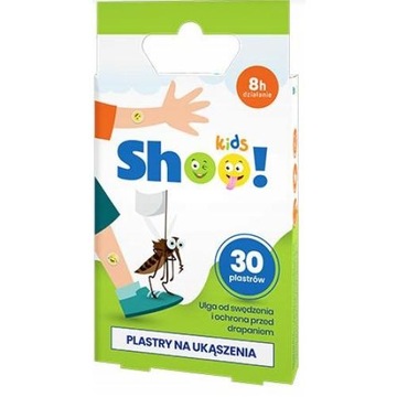 SHOO! KIDS OD 3-R.ŻYCIA PLASTRY NA UKĄSZENIA *30
