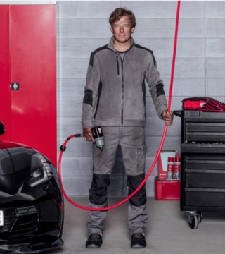 WURTH MODYF CETUS СЕРАЯ ФЛИСОВАЯ РАБОЧАЯ КУРТКА