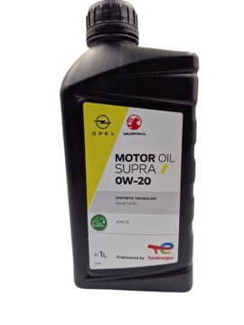 Oryginalny olej 1L 0W20 supra do Opel, Peugeot, Citroen (OE1689793980)