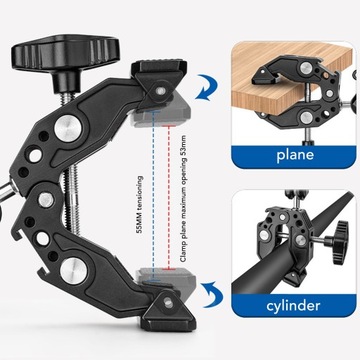 Зажим для крепления камеры Super Clamp Шарнирная головка X7