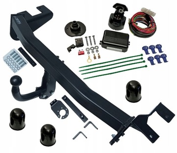 HAK HOLOWNICZY+MODUŁ+WIĄZKA 7PIN VW CADDY III IV 3+4 +MAXI od2004do2020