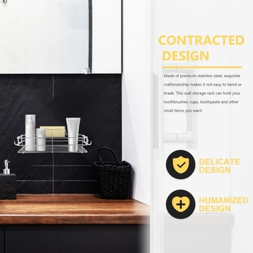 Настенная полка для ванной комнаты