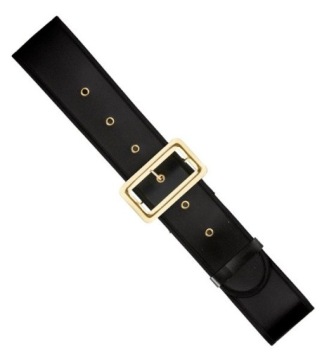 ЧЕРНЫЙ ПОЯС С ЗОЛОТОЙ ПРЯЖКОЙ САНТА ПИРАТ САНТА