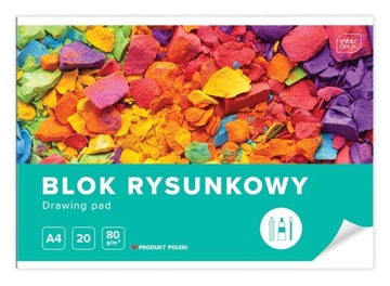 Blok Rysunkowy A3 20 Kartek Białych Interdruk