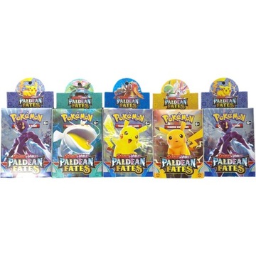 КОЛЛЕКЦИОННЫЕ КАРТЫ POKEMON ДЛЯ ИГРЫ SCARLET VIOLET PALDEAN FATES 30 ШТ.