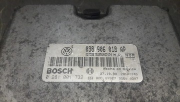 038906018AP JEDNOTKA ŘÍZENÍ MOTORU VW NEW BEETLE 1.9 TDI