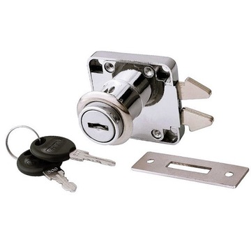 ZAMEK MEBLOWY ŻALUZJOWY 19x22 DO DRZWI PRZESUWNYCH