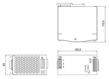 ИМПУЛЬСНЫЙ ИСТОЧНИК ПИТАНИЯ SDR-240-24 MEAN WELL