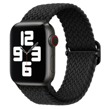 Opaska Czarna do Apple Watch 6 7 8 SE 42/44/45mm