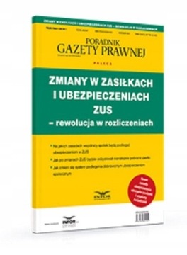 ZMIANY W ZASIŁKACH I UBEZPIECZENIACH ZUS KSIĄŻKA
