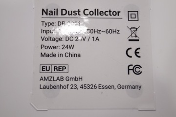 Пылесос для ногтей 80 Вт с пылесборником melodysusie DR-3011