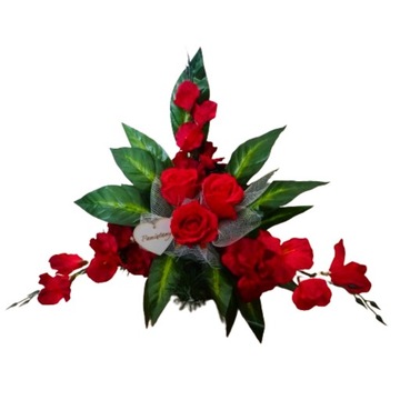 CEMETERY CREATIONS Набор композиции + букет искусственных цветов на могилу