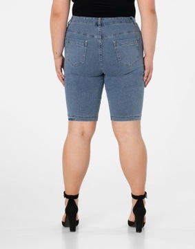 Duże Krótkie Spodenki Damskie Szorty Jeans 1070 52
