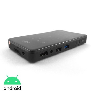 Мини-DLP светодиодный проектор Android 9 HDMI 32 ГБ 3D-очки Приложения HDMI