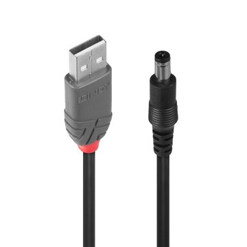 Lindy USB 2.0 типа A до 5,5 мм постоянного тока
