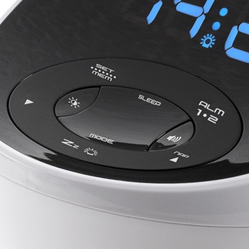 LuX ALARM RADIO PLL РАЗНОЦВЕТНЫЙ СВЕТОДИОДНЫЙ НОЧНИК ВЫБЕРИТЕ ЛЮБИМЫЙ ЦВЕТ