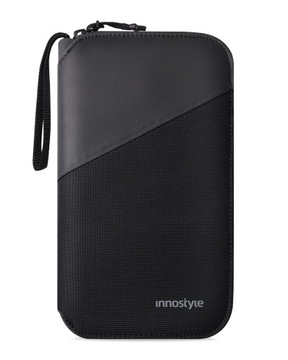INNOSTYLE SASZETKA PODRÓŻNA NA DOKUMENTY ORGANIZER WODOODPORNA ANTY-RFID