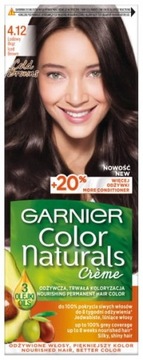 GARNIER COLOR NATURALS 4.12 FARBA LODOWY BRĄZ