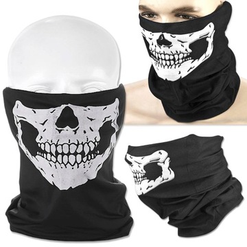 BANDANA KOMIN CHUSTA MASKA TERMOAKTYWNA CZASZKA CZACHA NA MOTOR ROWER