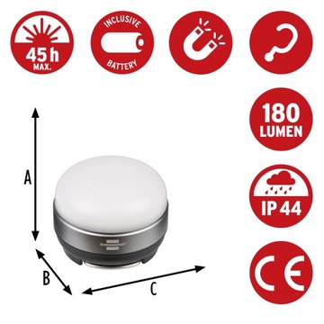 Светодиодный туристический фонарь, на батарейках, водонепроницаемый, светится в течение 45 часов удовольствия. SOS-набор2 шт.