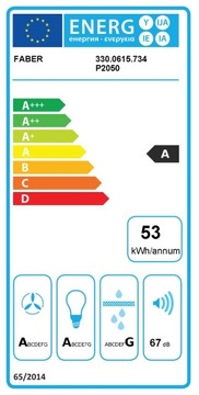 Настенная вытяжка Faber GLAM LIGHT ZERO DRIP PLUS DB 80