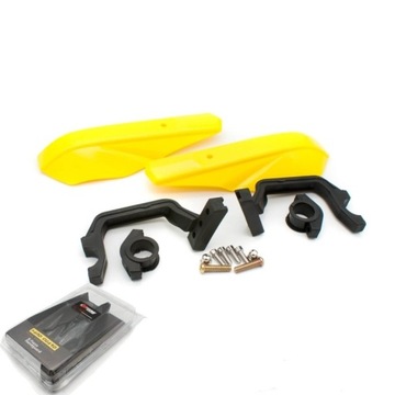 Osłony Rąk Handbary Cross Kros ATV 22mm żółty
