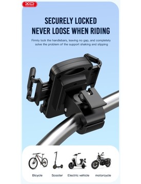 Uchwyt na telefon rowerowy motocyklowy na kierownicę hulajnogi hulajnogę XO