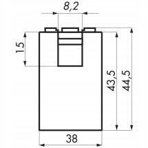 ТЕРМОПЛАСТИКОВЫЙ ДЕРЖАТЕЛЬ ДЛЯ ЛАМПЫ E27, БЕЛЫЙ