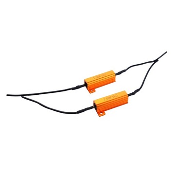 СОПРОТИВЛЕНИЕ РЕЗИСТОРА CANBUS ДЛЯ СВЕТОДИОДНЫХ ЛАМП 2 ШТ. ЛАМПЫ ПОВОРОТА ОБМАННИК