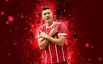 LEWANDOWSKI naklejka na ścianę 110 cm K488