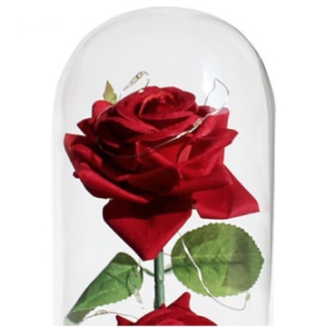 ВЕЧНАЯ РОЗА В СТЕКЛЕ СВЕТЯЩАЯСЯ ПОДАРОК ДЕНЬ СВЯТОГО ВАЛЕНТИНА ЖЕНСКИЙ ДЕНЬ