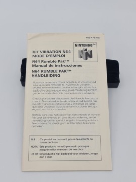 ОРИГИНАЛЬНЫЙ ГРохот ПАК NINTENDO 64