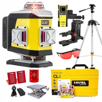 NIVEL SYSTEM LASER KRZYŻOWY CL4R+STATYW+CZUJNIK