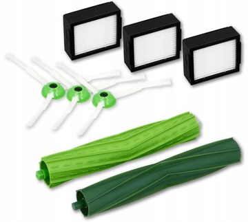 Zestaw filtrów HEPA +szczotki iRobot E5 E6 E7 I7 +
