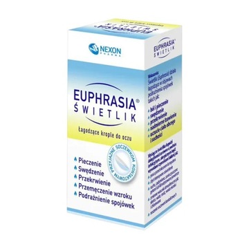 Euphrasia Świetlik, krople do oczu, łagodzące, 10ml