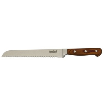 Nóż kuchenny do pieczywa 20 cm SAITO stal drewno