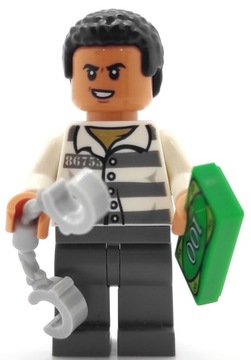 LEGO Minifigurka Bandyta z Kajdankami BAM, NOWE