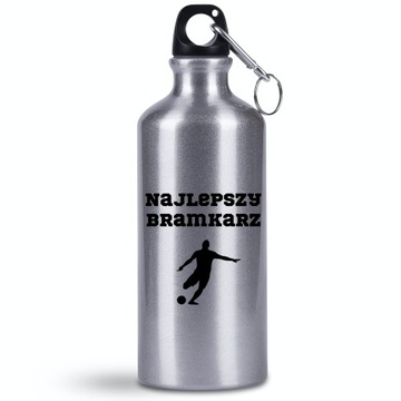 Butelka/bidon 500 ml prezent dla bramkarza, bramkarz piłka nożna + imię, 1