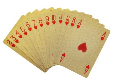 Игральные карты 55 листов Waddingtons No 1, золото 9391